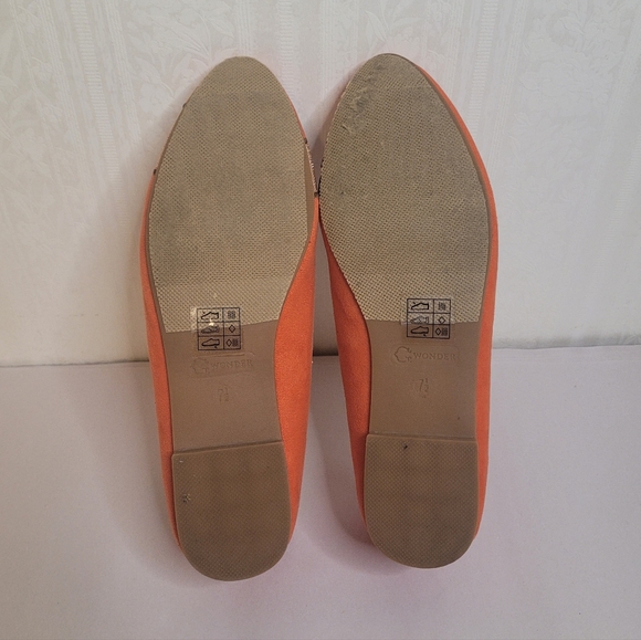 C Wonder Orange Giraffe Ballet Flats Size 7.5 - Picture 10 of 10